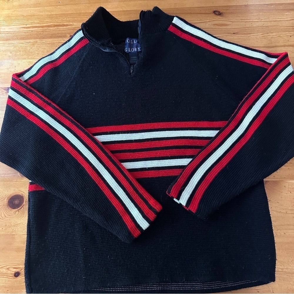 OLD GLORY 1/4 zip sweater 
MADE IN U.S.A Men’s M
